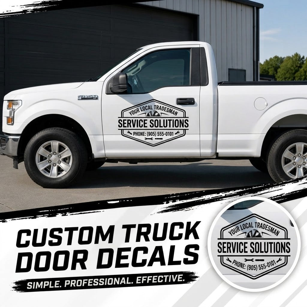 Custom Truck Door Decal - Pair