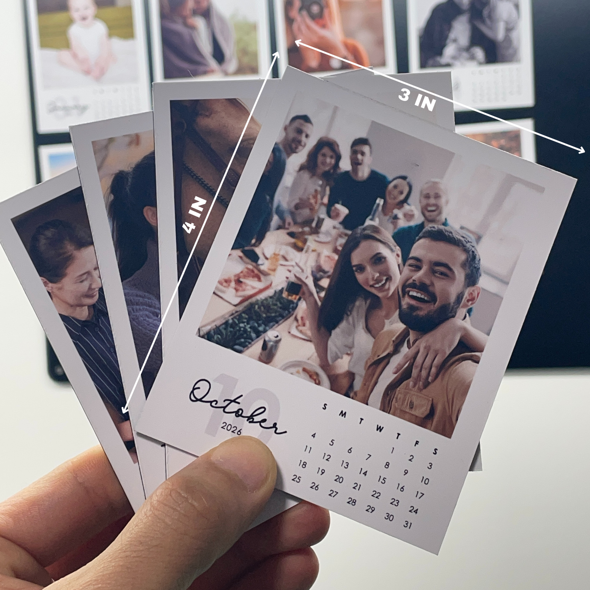 Custom Calendar Photo Magnets