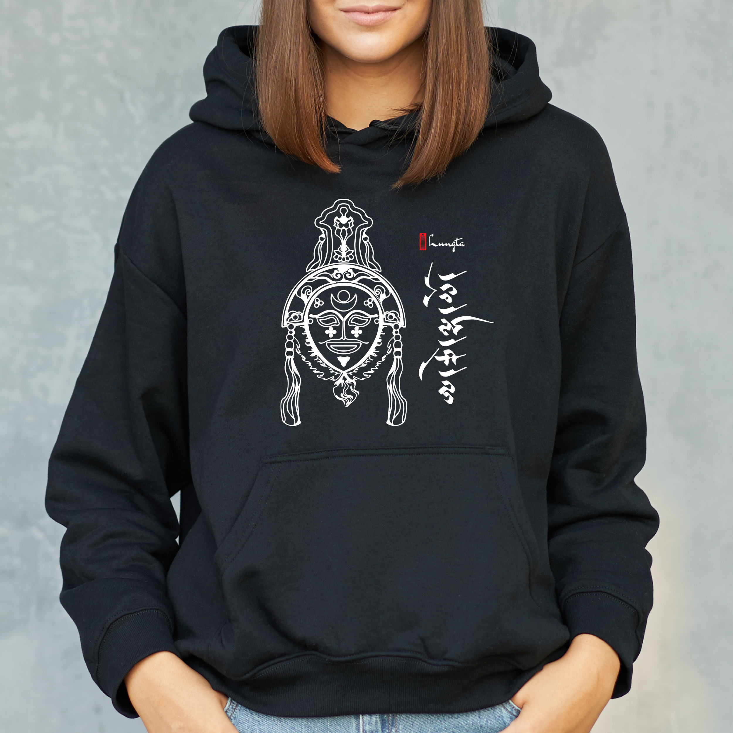 Unisex Pullover Hoodie - Tibetan Opera - Ache Lhamo